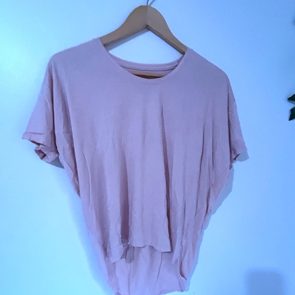 Dolman Tee in Blush Pink